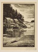 BERRY Carroll Thayer 1886-1978,Between Forest and Sea, Maine Coast,Skinner US 2017-04-14