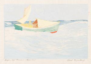 BERRY Carroll Thayer 1886-1978,Hampton Boat Fisherman–Maine Coast,1945,Swann Galleries US 2023-11-02