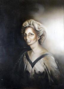 BERRY MAUDUIT Chantal 1944,Portrait de madame Emmanuel David (galeriste de Be,Osenat FR 2020-07-26