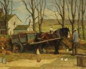BERRY Nathaniel L. 1859-1929,Farmyard at Twiston near Pendle,David Duggleby Limited GB 2017-03-17