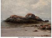 BERRY Nathaniel L. 1859-1929,Rocks Near the Sea,1889,Heritage US 2021-11-11