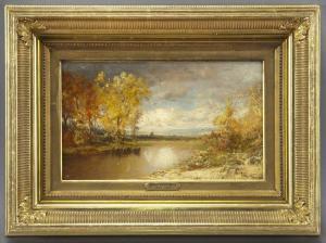 BERRY Patrick Vincent 1843-1913,Hudson River Landscape,Dallas Auction US 2012-09-27