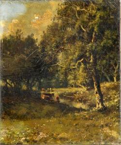 BERRY Patrick Vincent 1843-1913,Landscape with Cows,Stair Galleries US 2010-07-24
