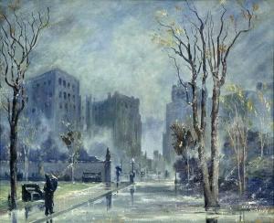 BERRY William F 1900-1900,November Rain,John Moran Auctioneers US 2007-02-20