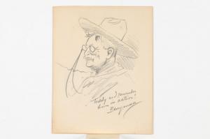 BERRYMAN Clifford Kennedy 1869-1949,PORTRAIT OF THEODORE ROOSEVELT,Sloans & Kenyon US 2018-06-16