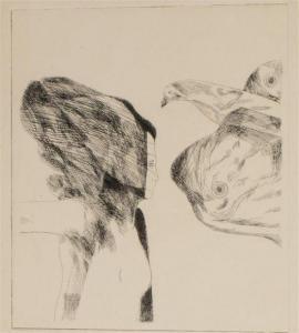 BERTÉ Carlo 1939-2007,Femme et oiseau,1975,Morand FR 2018-06-04