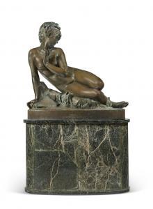 BERTAUX Hélène 1825-1909,Jeune fille au bain,1873,Christie's GB 2023-10-20
