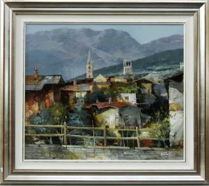 BERTELLI Romano 1940,Paesaggio a Bormio,Il Ponte Casa D'aste Srl IT 2011-04-19