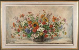 BERTEN Hugo 1894-1954,Still life with flowers,Twents Veilinghuis NL 2021-04-08