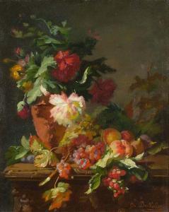 BERTHELIER Jean Marie 1834,Nature morte au bouquet,1875,Joron-Derem FR 2019-04-19