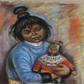 BERTHELSEN Carlo,Portrait of a girl from Greenland called Naja,Bruun Rasmussen DK 2015-11-16