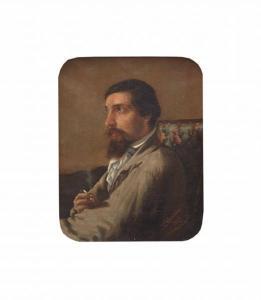 BERTHIER E,Peintre dans un intérieur,XIXe siècle,Mercier & Cie FR 2018-06-10