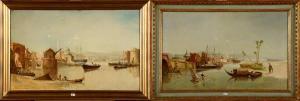 BERTHON 1800-1800,Ports animés en Orient,1884,VanDerKindere BE 2013-10-15