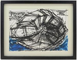 BERTI Vinicio 1921-1991,Progetto (interno esterno),1987,Meeting Art IT 2019-06-29