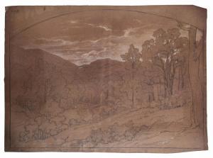 BERTIN Edouard Francois 1797-1871,Paysage de montagne,Artprecium FR 2021-09-30