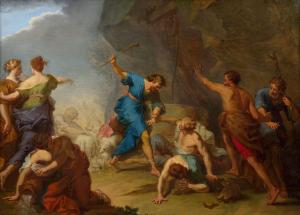BERTIN Nicolas,Moïse défend les filles de Jéthro,Artcurial | Briest - Poulain - F. Tajan 2024-03-20