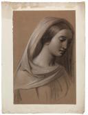 BERTINI Giuseppe 1825-1898,Busto di figura femminile ammantata,Gonnelli IT 2014-05-17