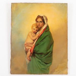 BERTINI Giuseppe 1825-1898,Madonna con Bambino,Wannenes Art Auctions IT 2023-09-25