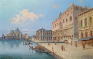 BERTINI Luciano 1900-1900,Venice - View of Santa Maria della Salute,Palais Dorotheum AT 2014-09-18