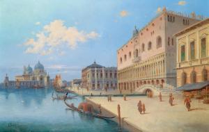 BERTINI Luciano 1900-1900,Venice - View of Santa Maria della Salute,Palais Dorotheum AT 2015-09-17