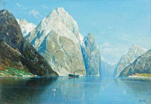 BERTOLD C 1870,Norwegischer Fjord im Sommer,Leo Spik DE 2015-10-08