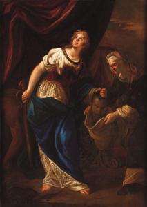 BERTOLOTTO Gian Lorenzo 1640-1720,Giuditta con la testa di Oloferne,Cambi IT 2022-06-15