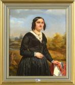 BERTOU Jan,Portrait d\’une dame de qualité,19th century,VanDerKindere BE 2024-02-13
