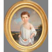 BERTOU Jean,Portraits d’’enfants aux raisins,1865,Herbette FR 2015-07-26