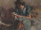 BERTRAM Abel 1871-1954,La lectrice,Ader FR 2011-02-04