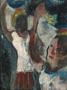 BERTRAM CONRADI Lis 1897-1986,Tanzende in der Nacht,Galerie Bassenge DE 2014-05-31