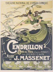 BERTRAND Emile 1858-1934,Theatre National de l'Opera-Comique: Cendrillon Co,1899,Hindman 2015-06-23