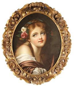 BERTRAND J.M 1800-1800,A portrait of a young girl, shoulder-length;also a,1862,Bonhams GB 2011-02-06