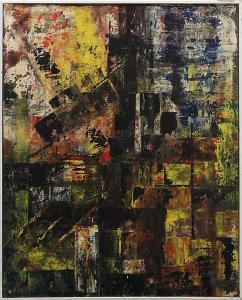 BERTUCCELLI Francesco 1950,Abstract Composition,1960,Clars Auction Gallery US 2013-11-09