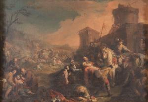 BERTUZZI Nicola 1710-1777,\“Scena di battaglia\”,Art International IT 2022-03-30