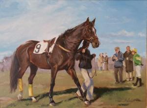 BERWYN,equine racing portrait,Wiederseim US 2016-06-18