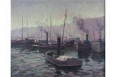 BERZEKY J.R 1900-1900,Barcos en el Puerto,Goya Subastas ES 2015-04-27