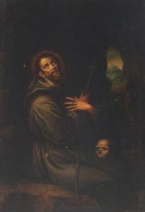 BESCHEY Balthasar 1708-1776,Saint Francis,Sotheby's GB 2001-07-12