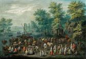 BESCHEY Karel, Charles 1706-1776,Landscapes with Figures,Lempertz DE 2015-11-14