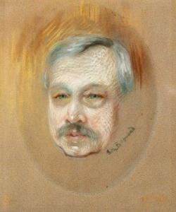 BESNARD Gita,Portrait de Gustave Kahn de face,Ader FR 2010-11-17