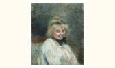 BESNARD Paul Albert 1849-1934,portrait de femme,1909,Delorme-Collin-Bocage FR 2005-12-07