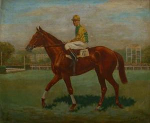 BESNIARD PIERRE,cavallo con fantino,1945,Caputmundi Casa d'Aste IT 2010-11-09