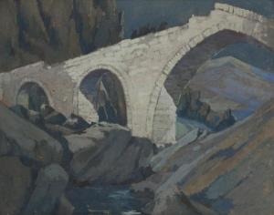 BESSE Albert Georges 1871-1958,Corse, pont génois,Ader FR 2020-01-24