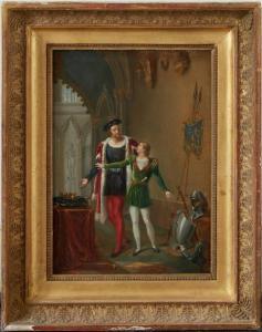 BESSELIEVRE Claude Jean 1779-1830,Charles V et son fils,De Maigret FR 2017-09-22