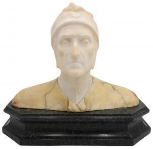 BESSI Giuseppe 1857-1922,Bust of Dante,Nadeau US 2024-01-01