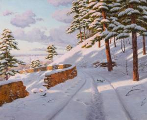 BESSONOF Boris 1862-1934,Tracks in the Snow,Sotheby's GB 2021-11-30