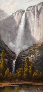 BEST Harry Cassie 1863-1936,Yosemite Falls,John Moran Auctioneers US 2018-06-19