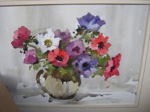 BEST MARJORIE 1903-1997,Still life of anemones,Bellmans Fine Art Auctioneers GB 2010-03-17