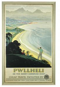 BESTALL Alfred Edmeades 1892-1986,Pwllheli, on the sunny Cambrian coast,Cheffins GB 2017-01-12