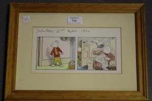 BESTALL Alfred Edmeades 1892-1986,Rupert the Bear Illustrations,1994,Tooveys Auction GB 2019-12-31