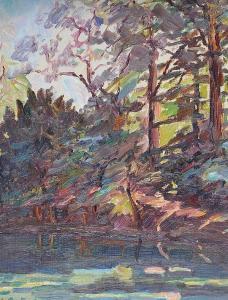 BESTARD Guillemo 1881-1969,REFLECTIONS ON THE RIVER,Ross's Auctioneers and values IE 2016-12-07